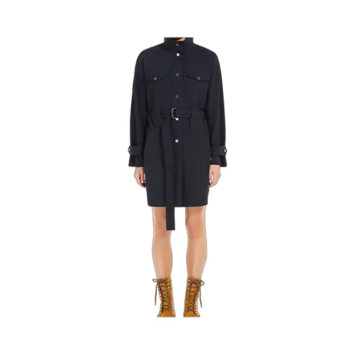 Wool Gabardine Dress