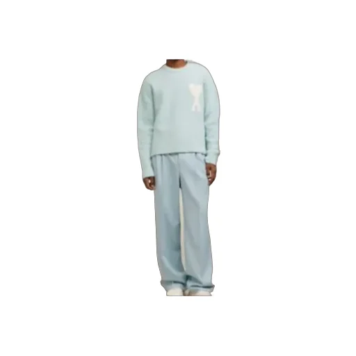 Ami Paris Ami De Coeur Crewneck Long-Sleeved Jumper
