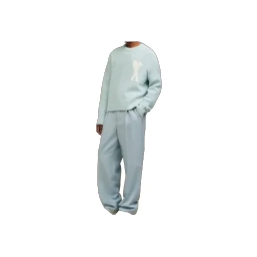 Ami Paris Ami De Coeur Crewneck Long-Sleeved Jumper