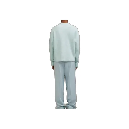 Ami Paris Ami De Coeur Crewneck Long-Sleeved Jumper