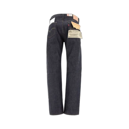 Navy 1955 501 Original Fit Selvedge Jeans