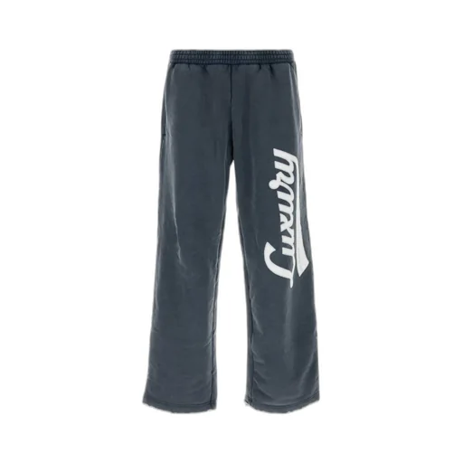 Luxury Script Wide-Leg Sweatpants