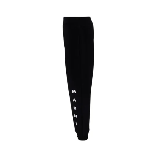 Marni Kids Logo-Printed Fleece Jogger Pants