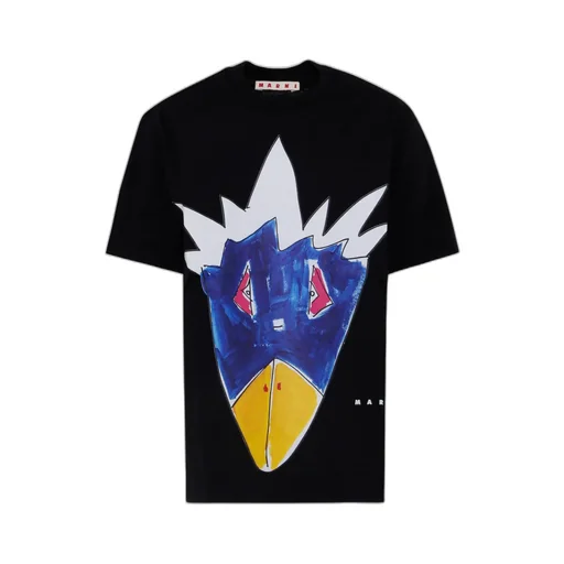 Marni Kids Logo-Printed Crewneck T-Shirt
