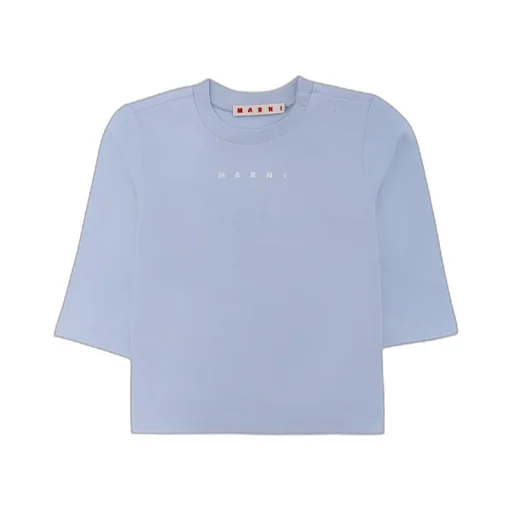 Marni Kids Logo Printed Jersey T-Shirt