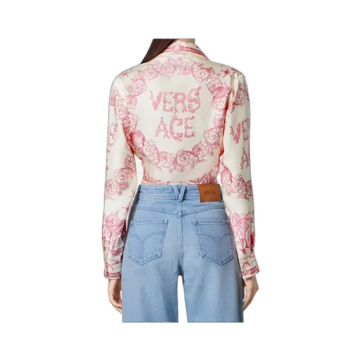 Versace Barocco Printed Cropped Shirt