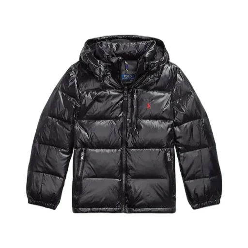 Zip-Up Hooded Down Jacket