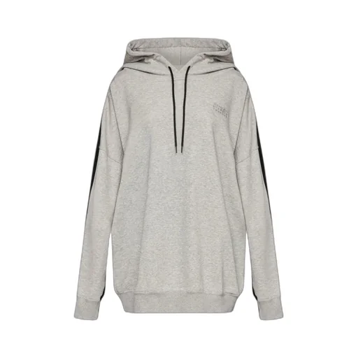 Mm6 Maison Margiela Double Front Drawstring Hoodie
