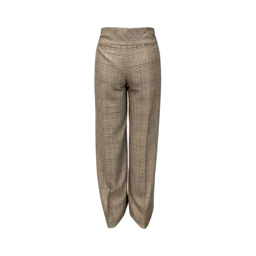 Plaid Pattern Casual Pants