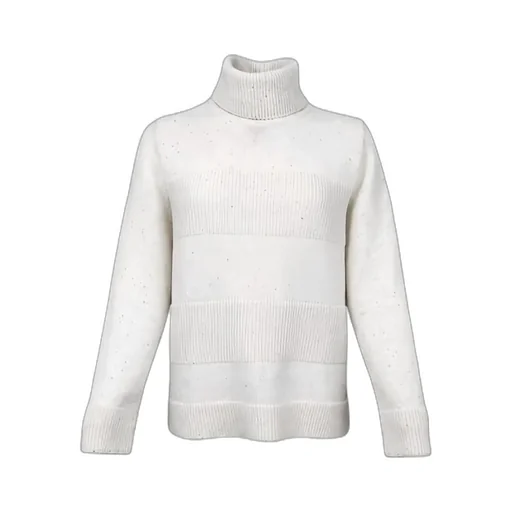 High-Neck Long-Sleeved Sweater
