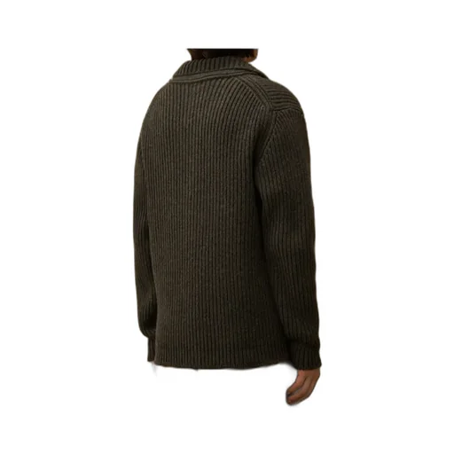 Button Ribbed Cardigan