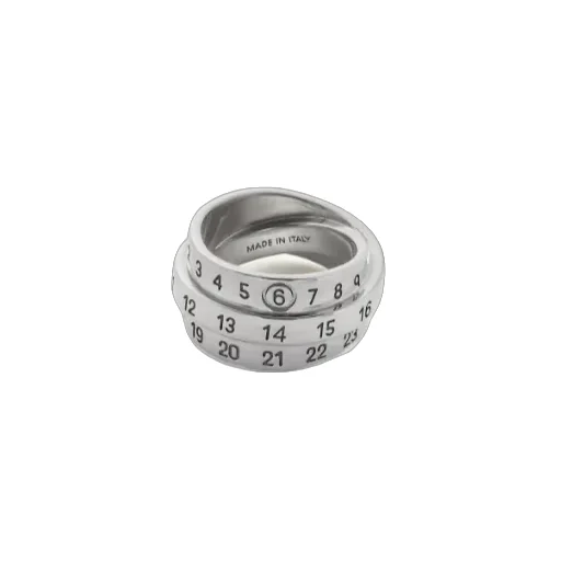 Mm6 Maison Margiela Number Engraved Ring