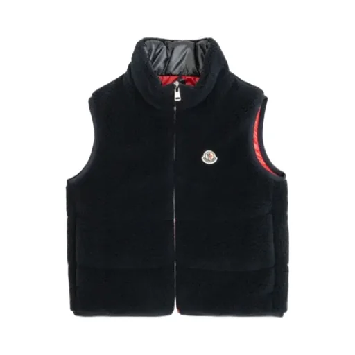 Moncler Enfant Logo Patch Zipped Vest