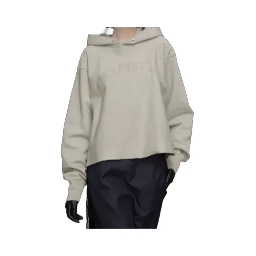 Maison Margiela Long Sleeve Logo Appliqu Hoodie