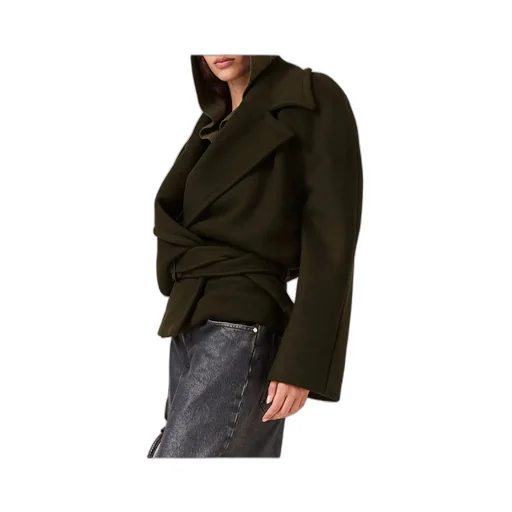 Stella Mccartney Cropped Belted Trench Jacket