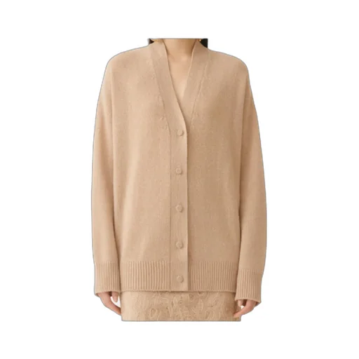 Long-Sleeved Knitted Cardigan