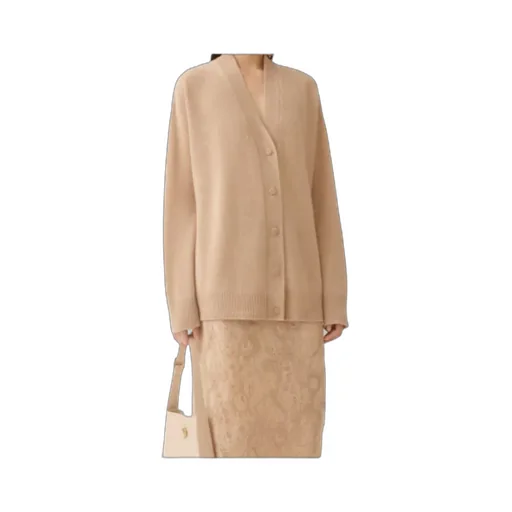 Long-Sleeved Knitted Cardigan