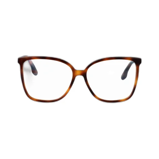 Squared Tortoiseshell-Frame Glasses