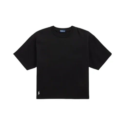 Polo Ralph Lauren Pony Embroidered Cropped T-Shirt