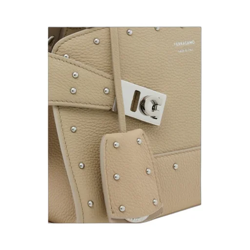 Hug Mini Tote Bag With Spikes
