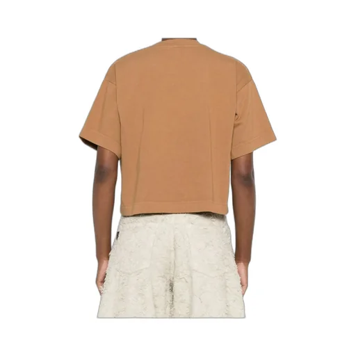 Tonal Logo Cropped T-Shirt