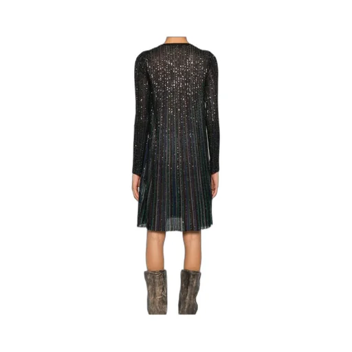 Missoni Lurex Long-Sleeved Short Dress