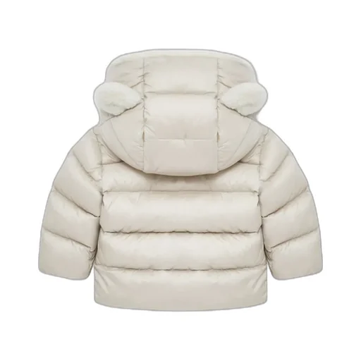 Moncler Enfant Borgan Teddy-Trimmed Hooded Down Jacket