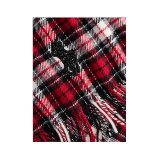 Polo Ralph Lauren Checked Fringed-Edge Scarf
