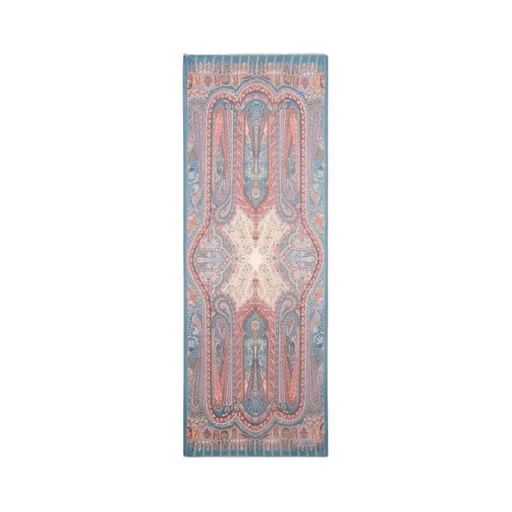 Etro Paisley Printed Frayed Hem Scarf