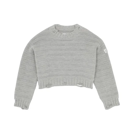 Mm6 Maison Margiela Numbers-Patch Distressed Jumper