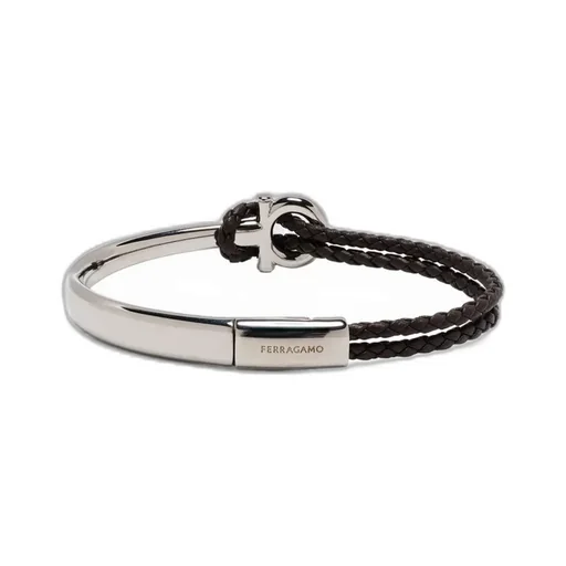 Ferragamo Logo Engraved Bracelet