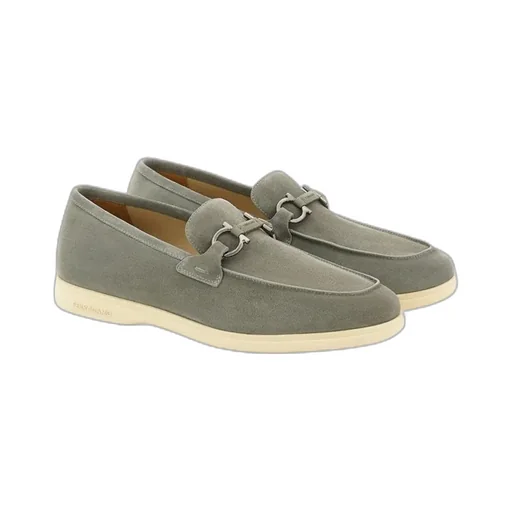 Ferragamo Gancini Slip-On Loafers