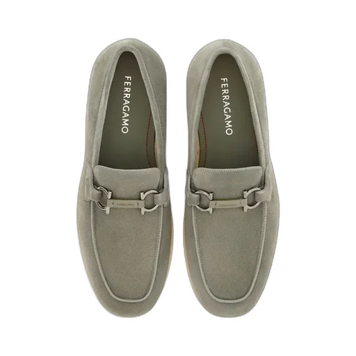 Ferragamo Gancini Slip-On Loafers