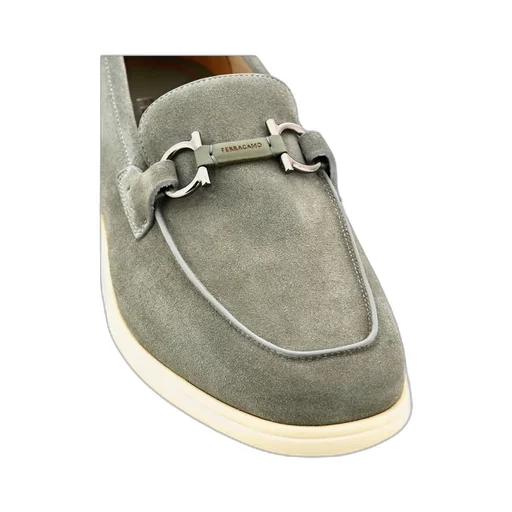 Ferragamo Gancini Slip-On Loafers