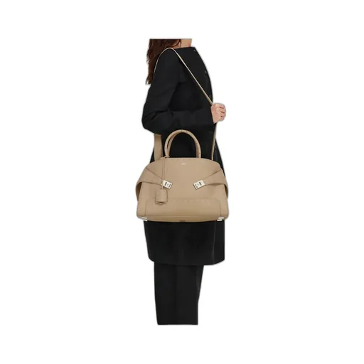 Large Hug Tote With Spike Embellished