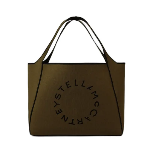 Stella Mccartney Logo Square Tote Bag