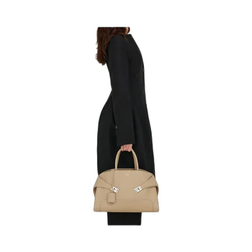 Large Hug Tote With Spike Embellished