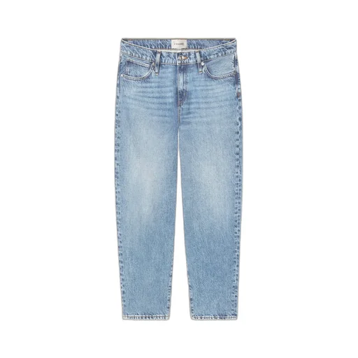 Mid-Rise Straight Jeans