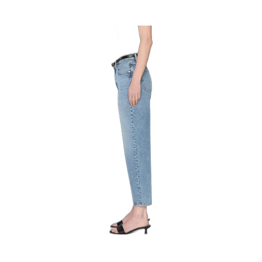 Mid-Rise Straight Jeans