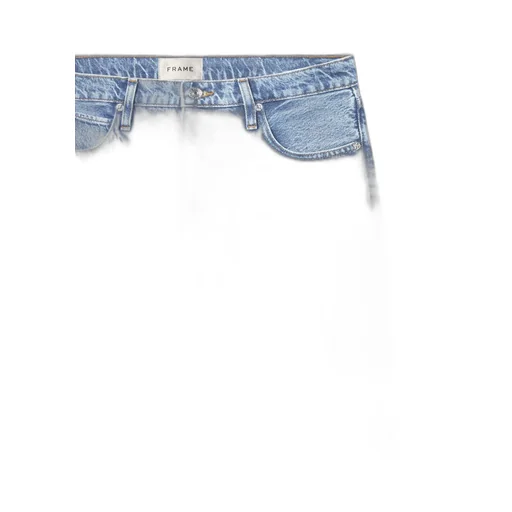 Mid-Rise Straight Jeans