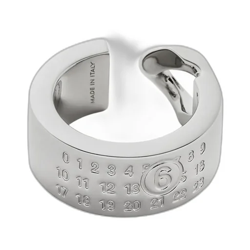 Mm6 Maison Margiela Minimal Numeric Cuff Ring