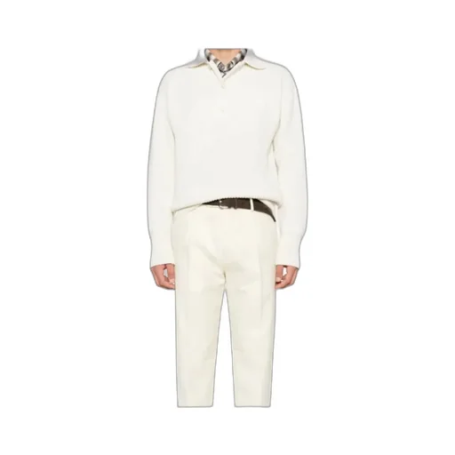 Polo-Neck Cashmere Sweater