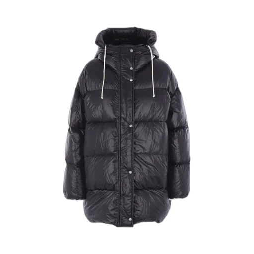 Jil Sander Drawstring Hooded Coat