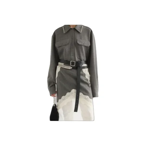 Pearl-Embellished Button-Up Shirt