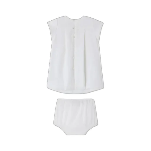 Elzie Dress In Cotton Pique With Bloomer