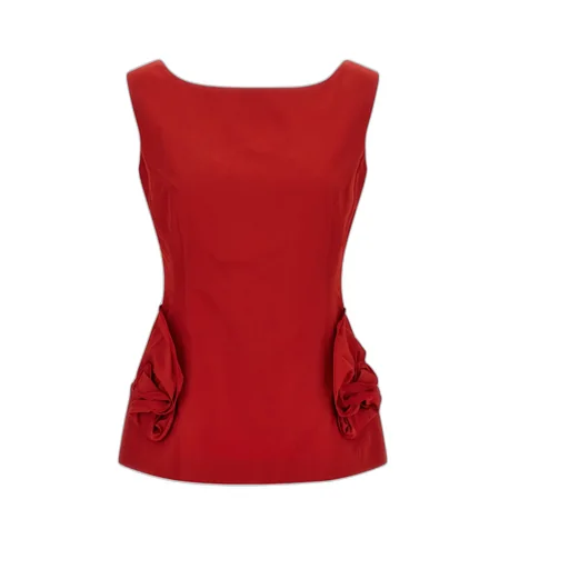 Magda Butrym Rose Hip Hourglass Top
