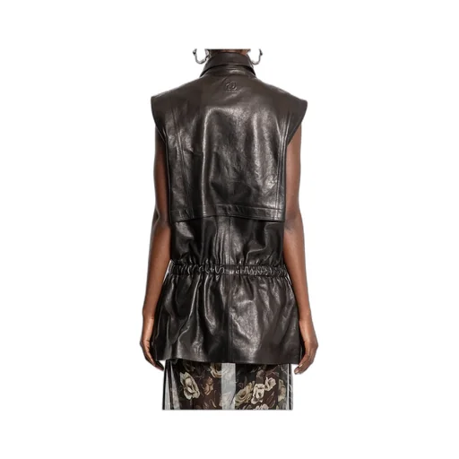 Sheepskin Elasticated Waistcoat