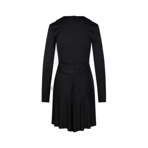 Plunge-Neck Mini Dress