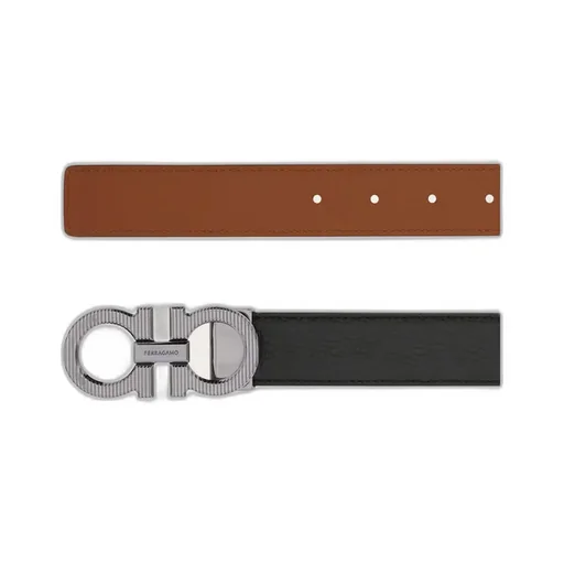Reversible And Adjustable Gancini Belt
