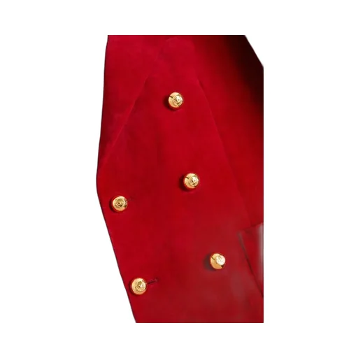 Valentino	Double-Breasted Long-Sleeved Jacket